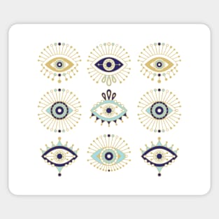 evil eyes Sticker